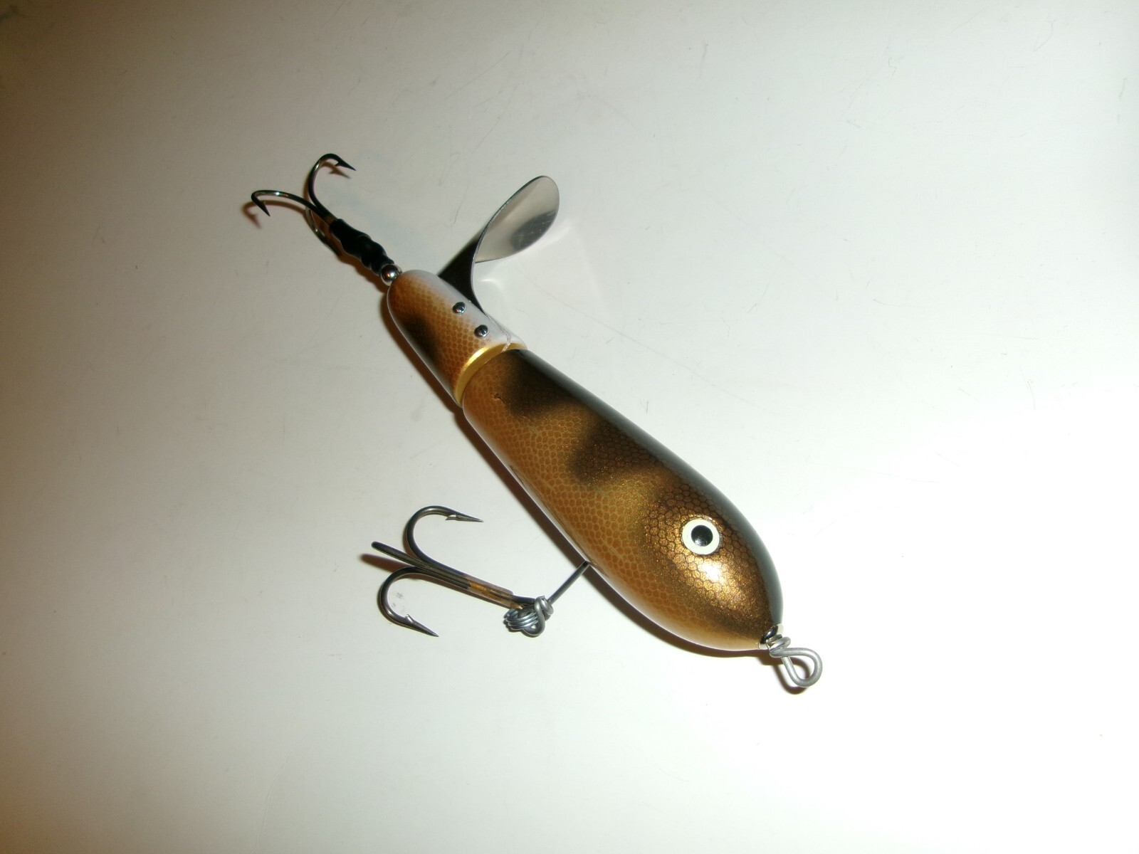 Lee Lures Water Chopper Wood Musky Muskie Topwater Lure Used (?) eBay