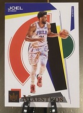 2020-21 Panini Court Kings Basketball, Joel Embiid, Maestros GOLD FOIL 76ers #27