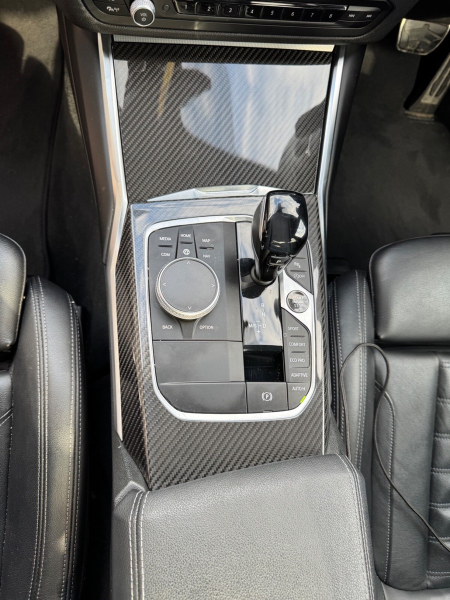 G20 Carbon Fiber Style Center Console Gear Shift Panel Cover Trim, For BMW 3 Series G20/G21/G22/G23/G26 320i 325i 330i 420i 425i 430i 440i (2020-2025 - View #10