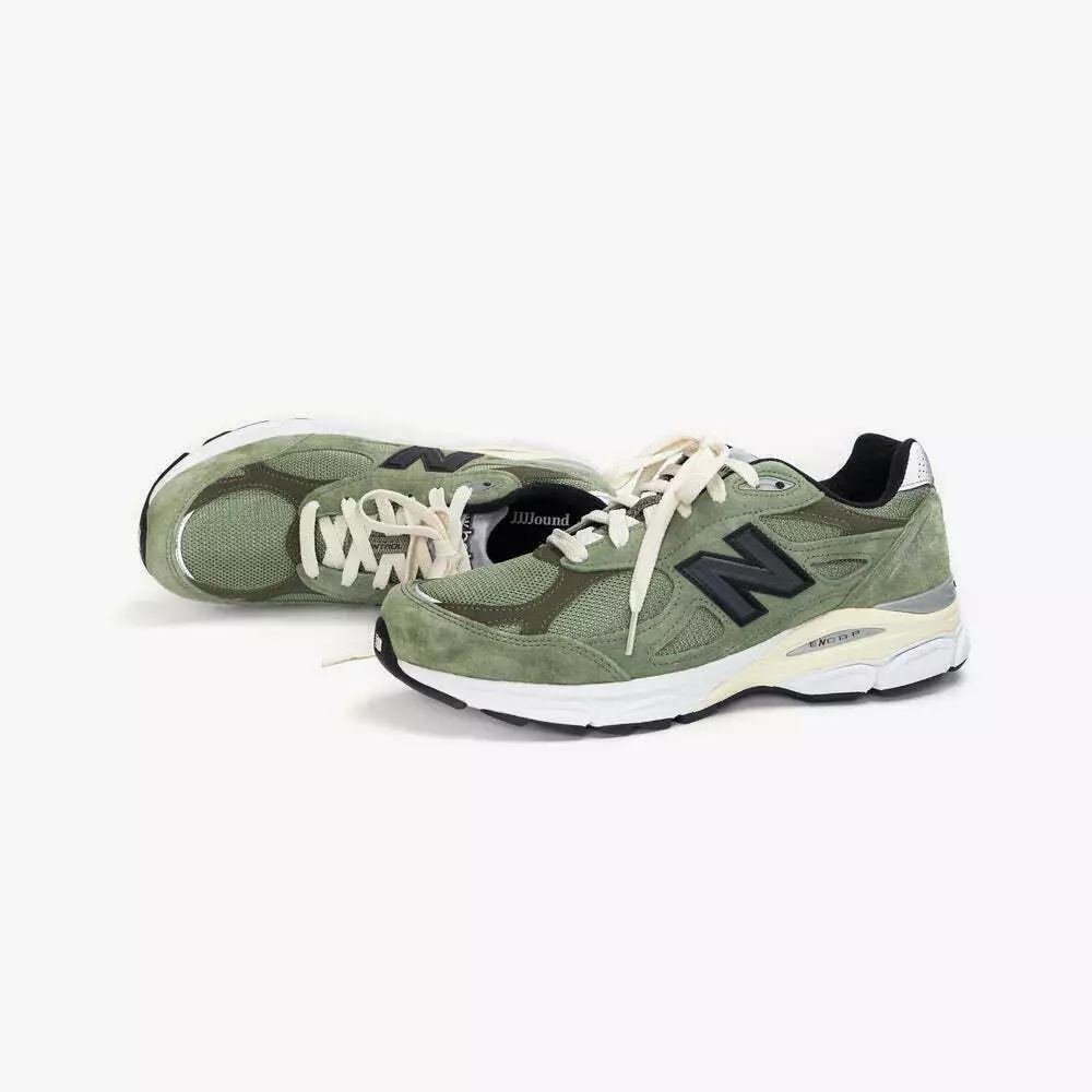 New Balance 990v3 JJJJound Olive Green Grey White M990JD3NB Men&