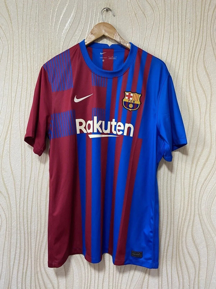 NIKE 21/22 FC Barcelona Home Stadium Football Soccer Jersey NIKE 21/22 FC Barcelona Home Stadium Football Soccer Jersey