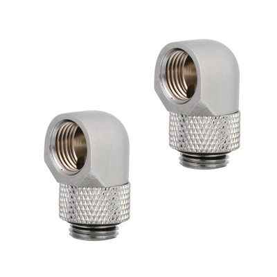2 Pcs Rotating Elbow Joint Computer Adapter Water Cooler Connector