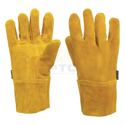 Truper GU-535 Carnaza gloves, short, one size