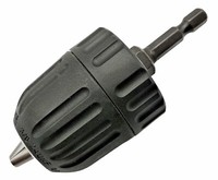 Bohrer Adapter Bit Bohrfutter 0,8-10Mm SchlüSsellos 1/4'' Hex FüR Akkuschrauber