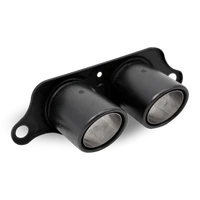 Porsche 911 997 GT3 Direct Fit Carbon Fibre Stainless Tailpipes Tips End Pipes