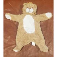 Baby Infant Bear Lion Rattle Lovey Lovie Snuggle Security Blanket Cuddle Toy