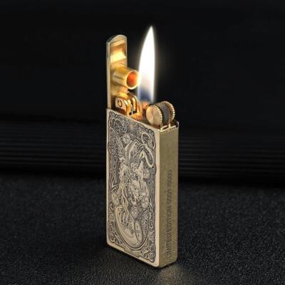 ZORRO Luxury Copper High Quality Pixiu Kerosene Lighter Creative Grinding Wheel