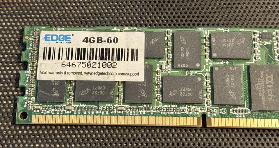 8GB (2x4GB) DDR3 ECC RAM - Mixed Part Numbers - Pulled from Server - Image 3 of 4