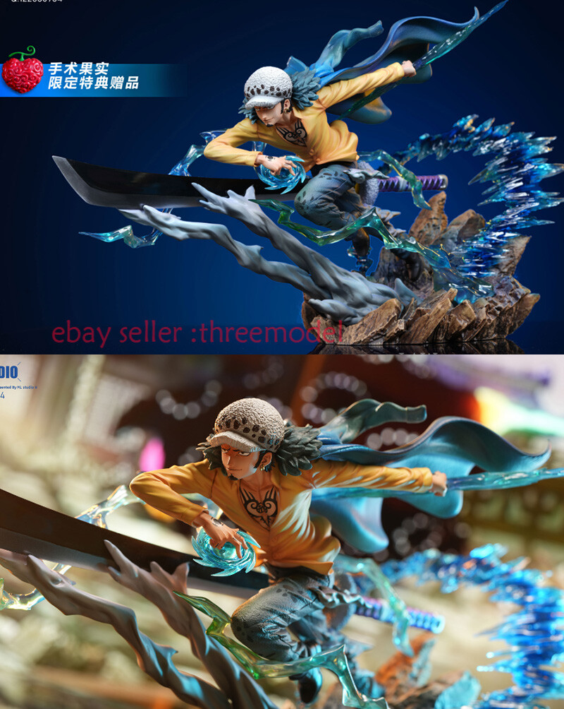 a+u Masters of Light マスターズオブライト　ヘンリィプラマー ML Studio One Piece Trafalgar D. Water Law Resin Statue H23cm IN