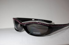 UV9902 Single Line Rhinestone Motorcycle Sunglasses