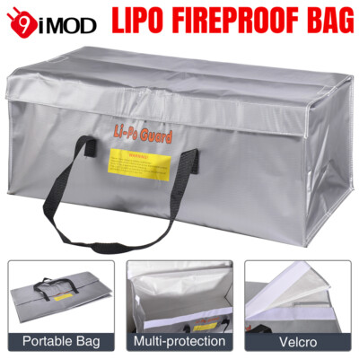 9IMOD Lipo Guard Safety Bag Fireproof Explosion-Proof Lipo Safe Bag 25*9.8*9.8in