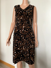 ADRIANNA PAPELL - Dress (size: 10, color: Brown/Black) NEW w/o tags