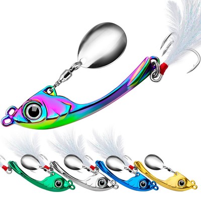 5pcs 13g VIB Fishing Lures Bait for Bass Fishing with Feather Sinking Jigs Lures