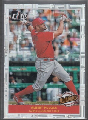 ALBERT PUJOLS 2019 Panini Donruss Highlights #H2 Vector Parallel Angels