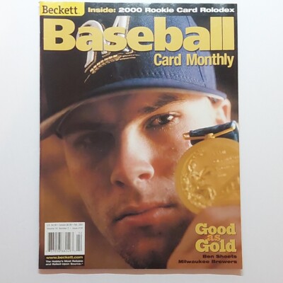 Beckett Baseball Monthly February 2001 Ben Sheets cover