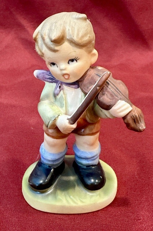 Napcoware Little Boy Playing Violin Japan C-7654
