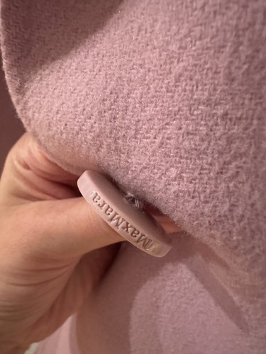 Max Mara Weekend Pink Coat Jacket UK8 Lana Wool - Picture 13 of 15