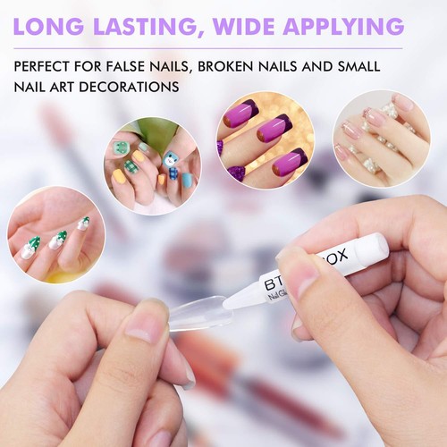 Nagelkleber für Acrylnägel - Nagelkleber für Press On Nails 8 Stück BTArtbox Adh... - Bild 2 von 8