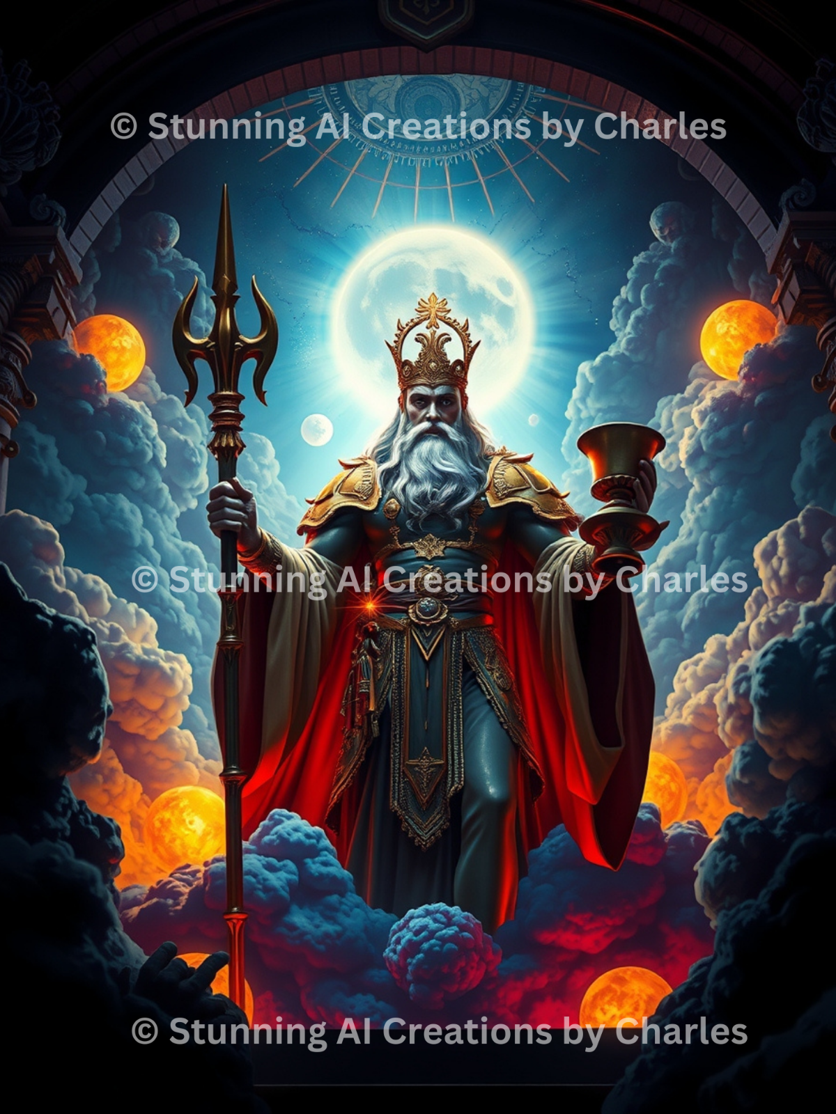 Stunning Angelic AI Artwork | 4K HD Printable Wall Art Download