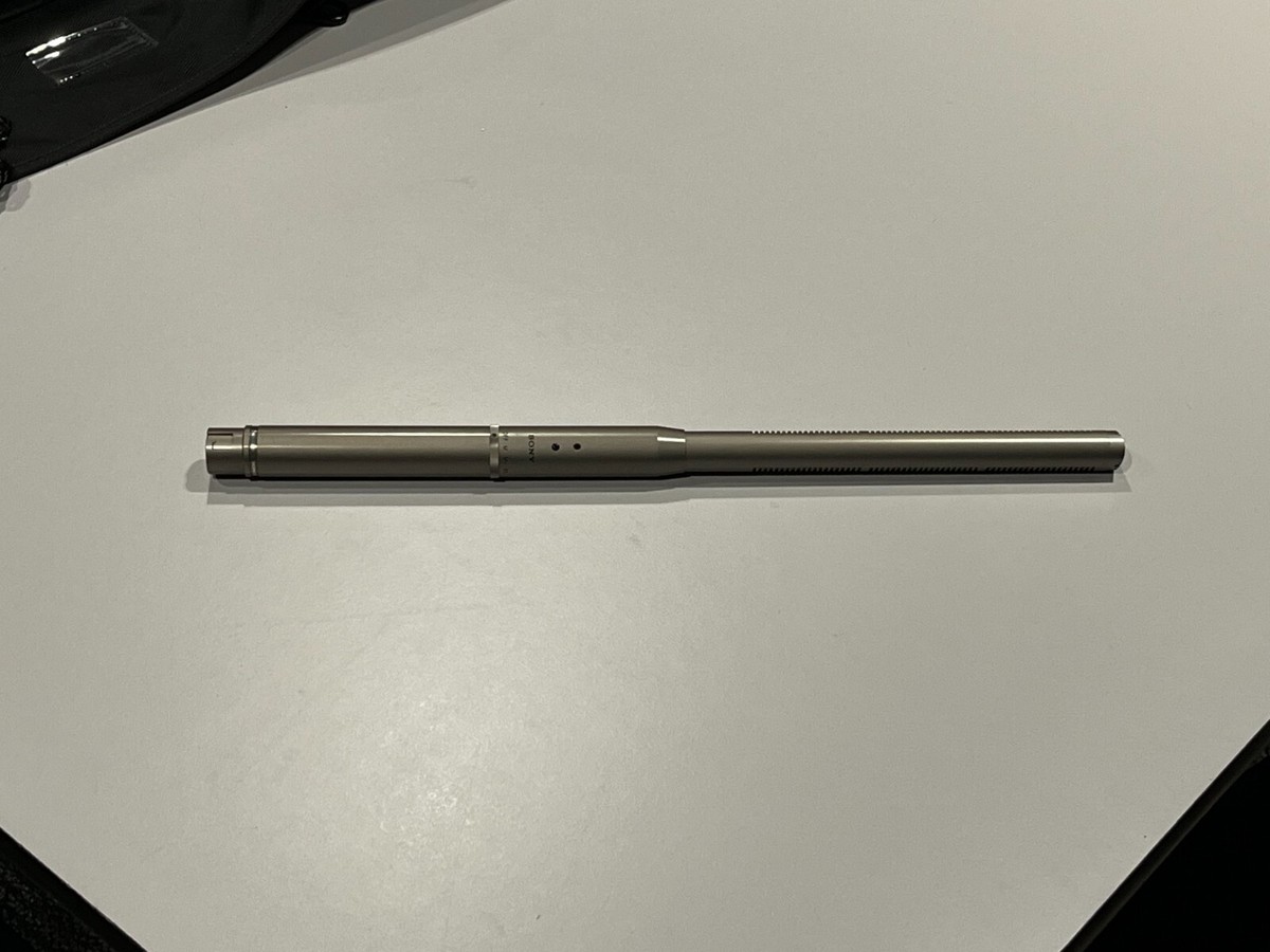 Sony c-74 shotgun condenser microphone silver | eBay