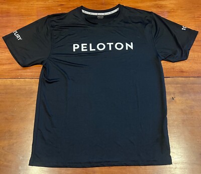 Peloton Men's M 100 Century Black Short Sleeve T-Shirt Next Level