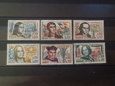Timbre France Yt 1370 a 1375 Oblitéré Ref105