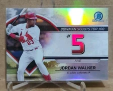 2023 Bowman Chrome Scouts Top 100 #BTP5 Jordan Walker