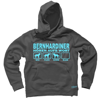 Sweatshirt BERNHARDINER HÖREN AUFS WORT by Siviwonder Hoodie