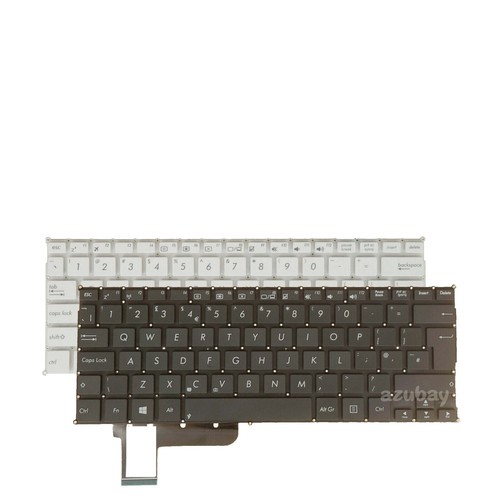 Clavier AZERTY Rétroéclairé Pour Asus X509 (X509BA, X509DA, X509JA, X509JP, X509FL) - Argenté, Neuf