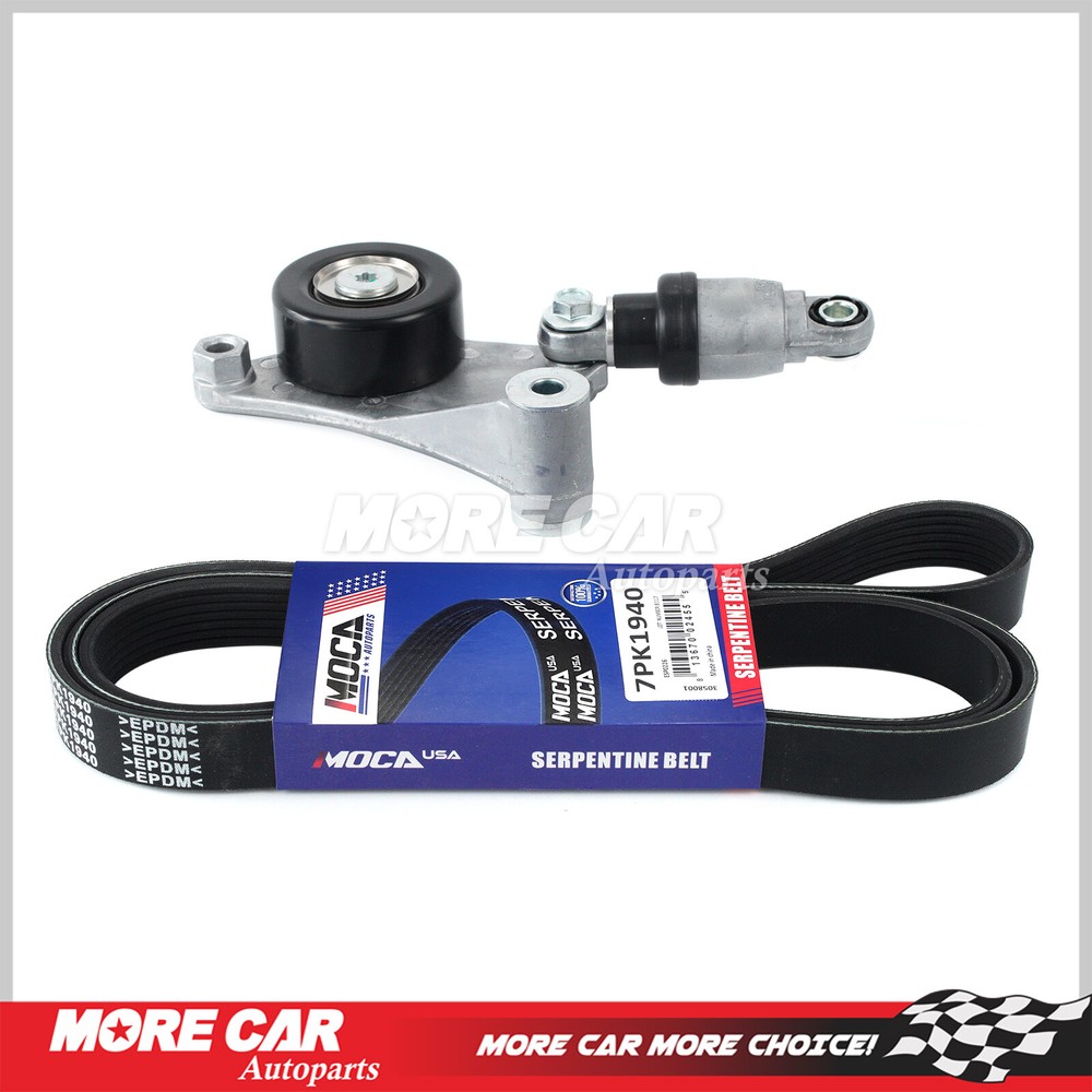 Toyota Camry Solara RAV4 Highlander Scion tC 2.4L Drive Belt Kit