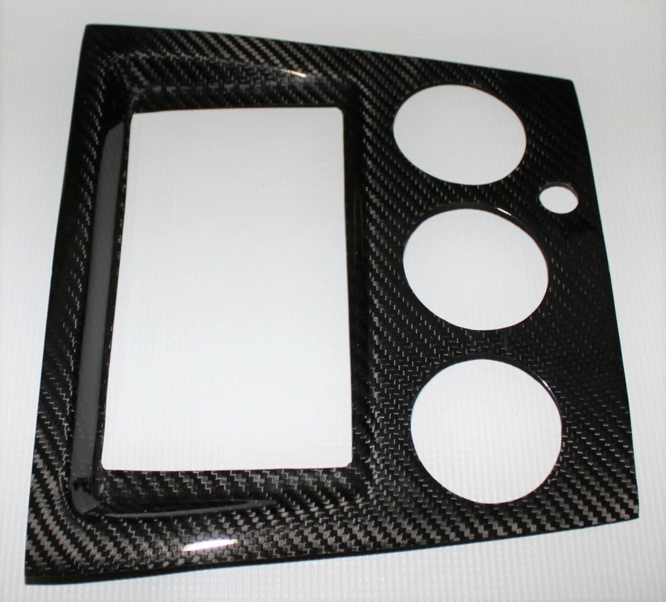 Cubierta de bisel de radio Subaru Impreza STI 2003-2007 - 100 % fibra de carbono Foto 3 de 4