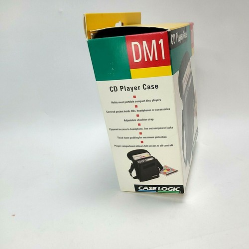 Case Logic DM1 CD Player Tote w/ Carrying Strap VTG Retro 1996 NOP - Picture 3 of 11