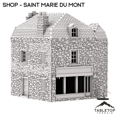 Shop - Saint Marie du Mont - WWII Wargame Tabletop Terrain