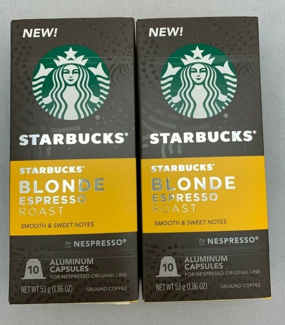 starbucks blonde nespresso pods