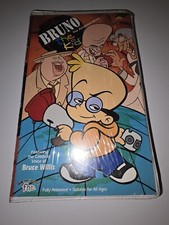 Bruno the Kid The Animated Movie VHS 1997 Rare Screener Promo. Watermarks!