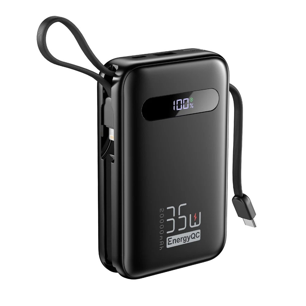 20000mAh 35W PD Fast Charging Power Bank for iPhone QC 4.0 Portable