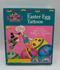 Vintage New Sun Hill Disney Mickey Mouse Tattoo Easter Egg Kit Stands