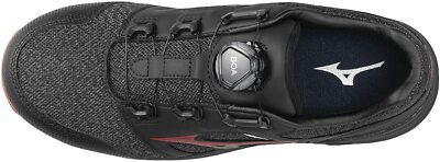 MIZUNO WORKING Safety Shoes ALMIGHTY LS2 52L BOA F1GA2202 Black