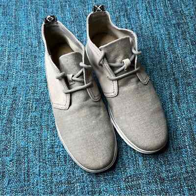 UGG Freamon Chukka Boots in Grey Suede and Canvas Size 7 Men  display picture 3