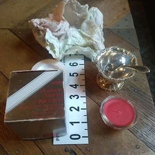 NIB Vintage Avon Hudson Manor Collection Silverplated SALTCELLAR Spoon & candle