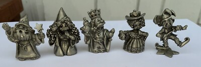 1984 Vintage Hudson Pewter Little World Kingdom Pewter Figurines