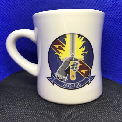 VICTORY MUG, VAQ-136 THE GAUNTLETS, ELECTRONIC ATTACK SQUADRON US NAVY