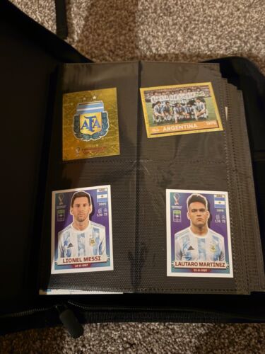 Collection of 479 Fifa 2022 World Cup Cards With Notable Mentions such as Messi