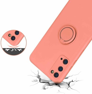 FÜR XIAOMI REDMI NOTE 10s - GRIP Back Case Hülle Tasche Cover Schutz ROSA