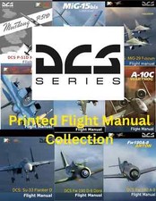 DCS Fighter Aircraft crew checklist  Operating flight manual PRINTED