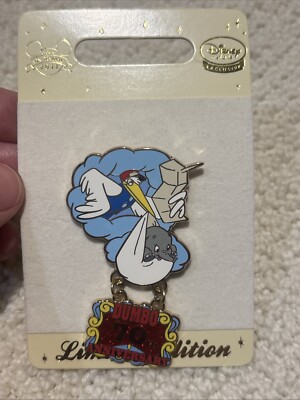 Disney Store Europe Dumbo delivered By Stork 70th Anniversary 2011 LE 600 New