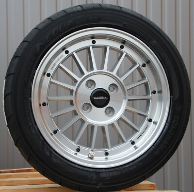 BMW 02 E10 Satz Räder Alufelgen 15 Zoll Maxilite Working Class Hero Hankook