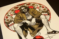 Tyler Stout Big Lebowski Dude Obviously You're Not Golfer Movie Art Print Poster