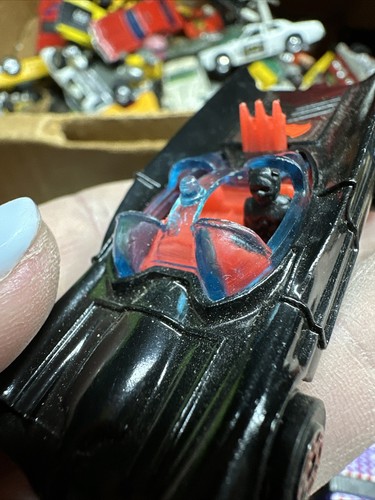 NICE!!! 1976 Vintage Corgi Juniors Batmobile DC Comics Batman in Seat diecast - Picture 5 of 8