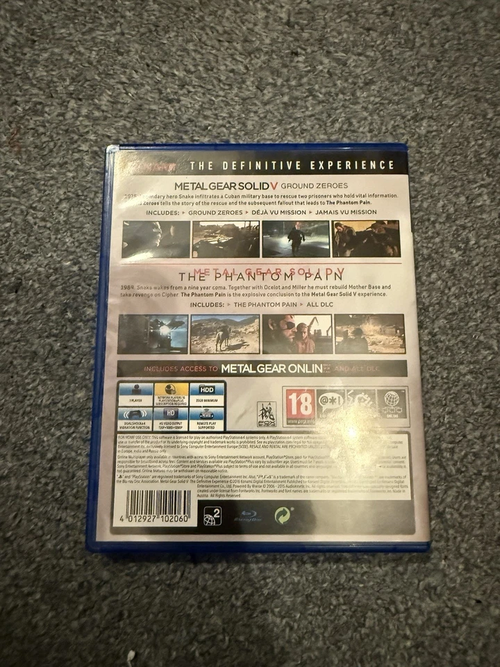 Metal Gear Solid V : The Definitive Experience - Ground Zeroes/Phantom Pain PS4 - Image 2 of 4